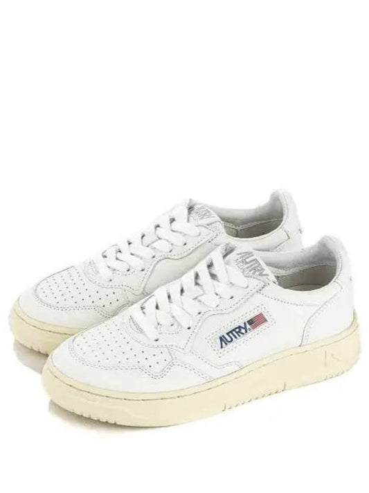 Medalist Goatskin Low Top Sneakers White - AUTRY - BALAAN 2