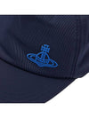 Embroidered ORB Logo Classic Ball Cap Navy - VIVIENNE WESTWOOD - BALAAN 7