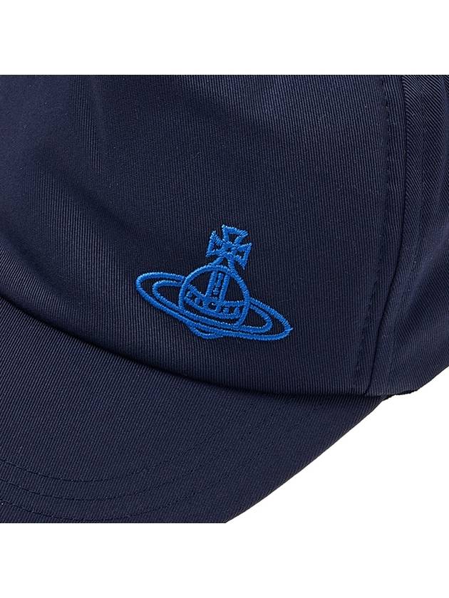 Embroidered ORB Logo Classic Ball Cap Navy - VIVIENNE WESTWOOD - BALAAN 7