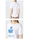 TS0299 22P059E BW Coldy Round Short Sleeve Tshirt Blue White Women’s Tshirt TJ - ISABEL MARANT - BALAAN 5