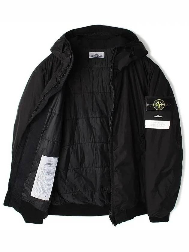 Crinkle Reps R NY Padding Black - STONE ISLAND - BALAAN 4