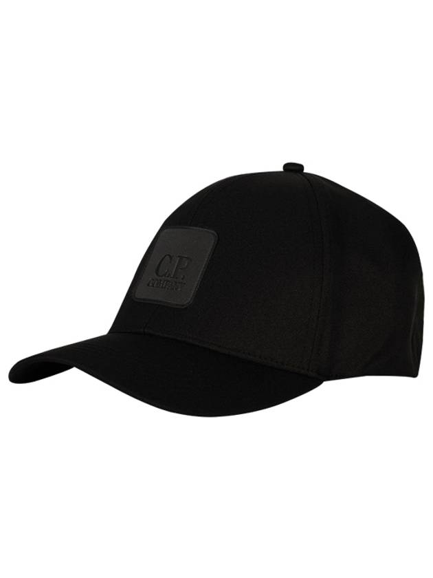 Metropolis Logo Ball Cap Black - CP COMPANY - BALAAN.