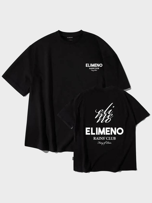 EL Fairy Lane Overfit Short Sleeve T-Shirt Black - ELIMENO - BALAAN 1