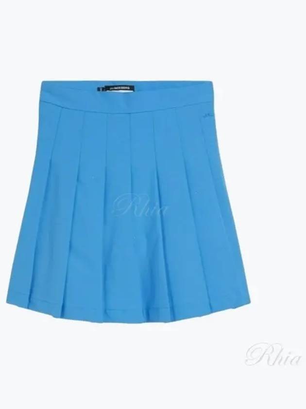 Women's Adina Golf Skirt Brilliant Blue - J.LINDEBERG - BALAAN 2