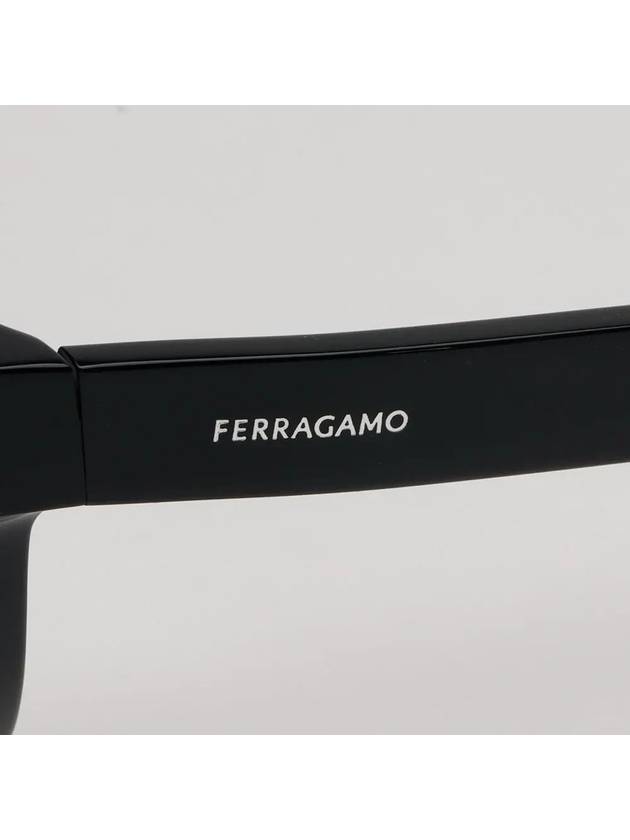 Men's Demo Rectangular Eyeglasses Black - SALVATORE FERRAGAMO - BALAAN 6