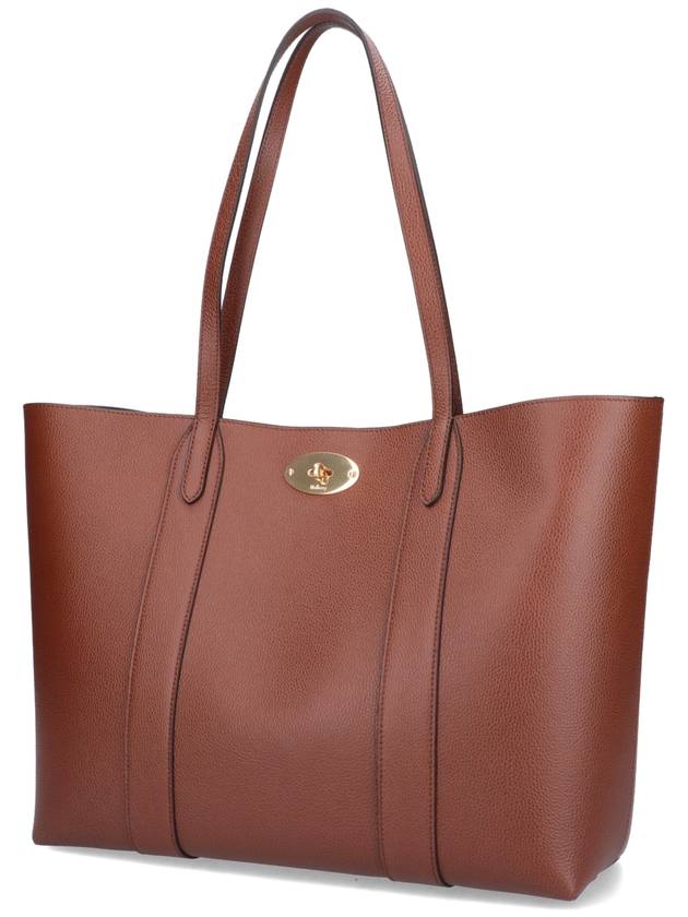 Bayswater Small Classic Grain Leather Tote Bag Oak - MULBERRY - BALAAN 3