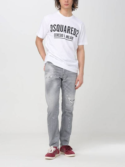 T-shirt Dsquared2 in cotone con logo - DSQUARED2 - BALAAN 2