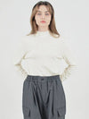 Essential Wool Half Neck Knit Mock Polar Ivory - CHANCE'S NOI - BALAAN 3