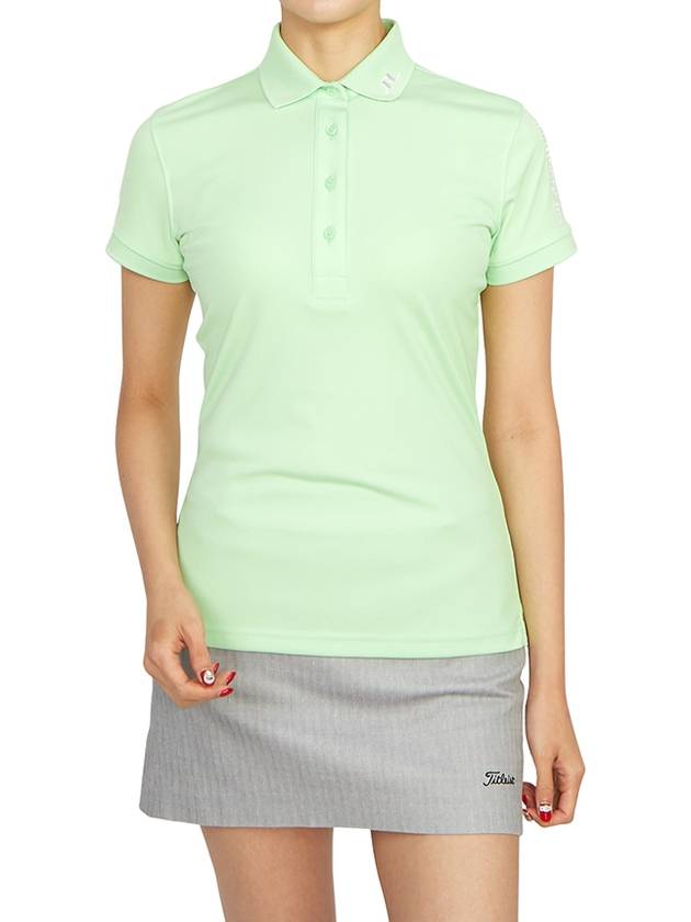 Tour Tech Short Sleeve Polo Shirt Patina Green - J.LINDEBERG - BALAAN 6