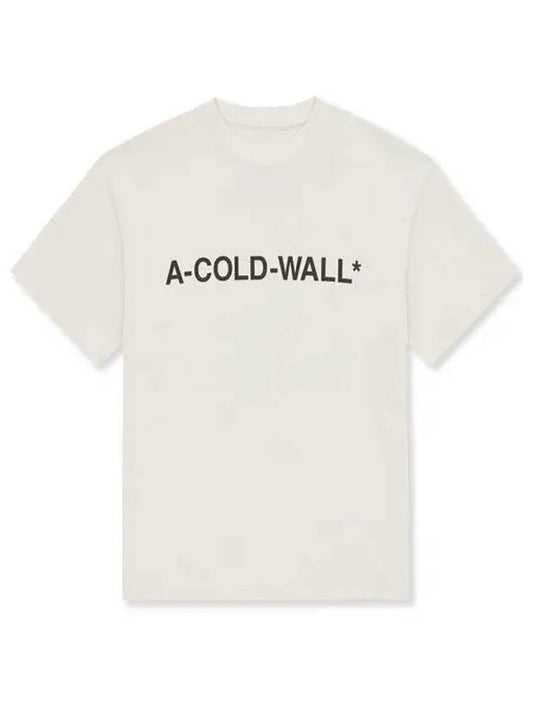 Logo Printing Short Sleeve Beige Men's ACWMTS063 BG - A-COLD-WALL - BALAAN 1