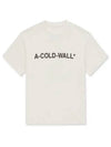 Logo Printing Short Sleeve Beige Men's ACWMTS063 BG - A-COLD-WALL - BALAAN 2