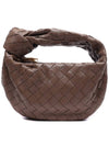 Jodie Intrecciato Small Tote Bag Light Brown - BOTTEGA VENETA - BALAAN 2