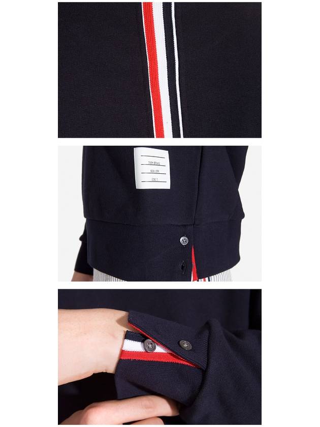 Center Back Stripe Crewneck Sweatshirt Navy - THOM BROWNE - BALAAN 9