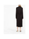 Viscose Trench Coat Brown - JIL SANDER - BALAAN 5