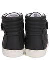 logo leather high top sneakers black - PIERRE HARDY - BALAAN 5