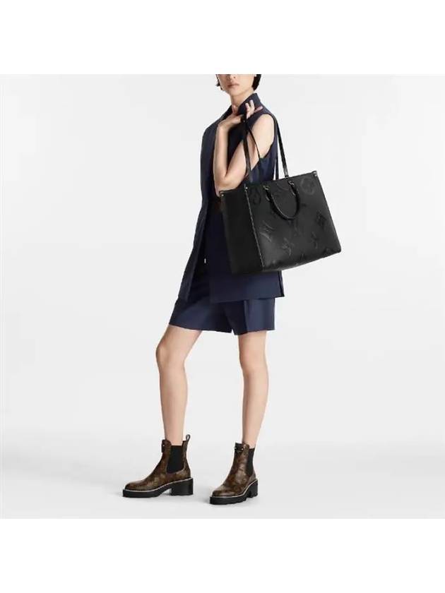 OnTheGo Monogram Empreinte Leather Tote Bag Black - LOUIS VUITTON - BALAAN 10