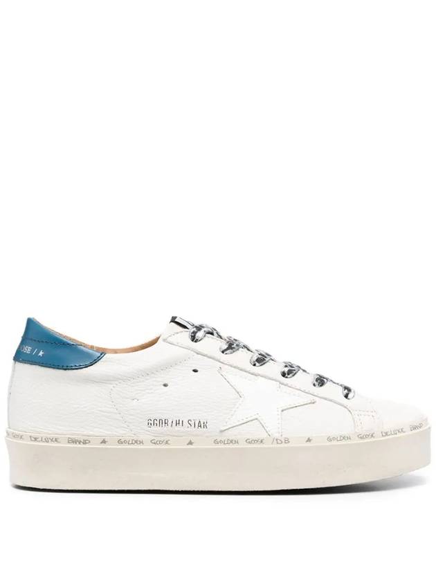 Women's Hi Star Blue Tab Nappa Leather Low Top Sneakers White - GOLDEN GOOSE - BALAAN 2