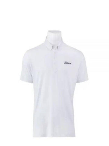 Basic Stretch Button down Shirt TLPMS900J WT Men s - TITLEIST - BALAAN 1