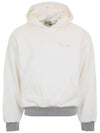 Logo Print Cotton Hoodie White - DIOR - BALAAN 2