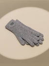 Knit Logo Gloves Gray - RECLOW - BALAAN 7