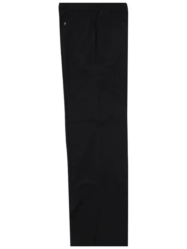 Mini Logo Embellished Pocket Cotton Straight Pants Black - AMI - BALAAN 4