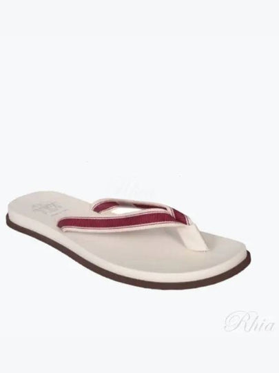 striped strap flip flops MZUNAVH315CGG53 - BRUNELLO CUCINELLI - BALAAN 2