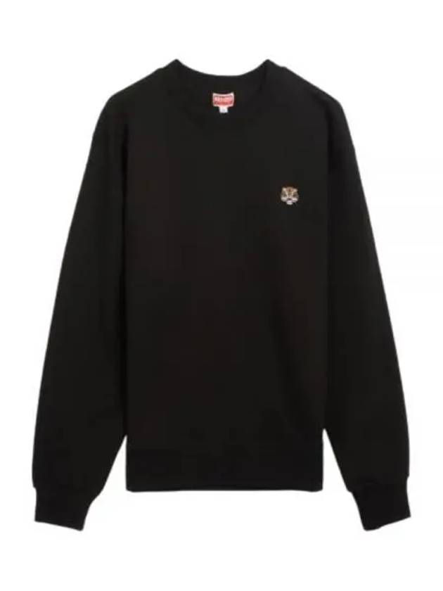 Lucky Tiger Embroidered Sweatshirt Black - KENZO - BALAAN 2