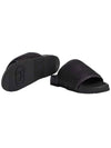 GG Monogram Slide Slippers Black - GUCCI - BALAAN 4