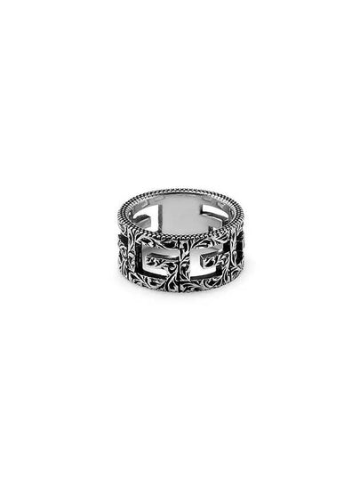 Square G Ring YBC551918001 Silver - GUCCI - BALAAN 2