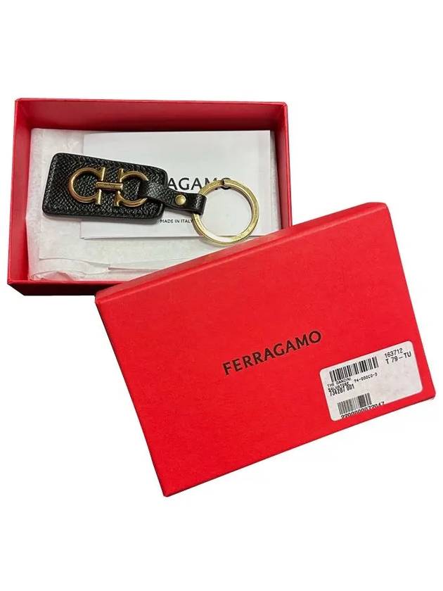 Gancini Keyholder Black - SALVATORE FERRAGAMO - BALAAN 5