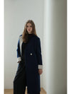 Caigienne V neck unbalanced long coat - CAHIERS - BALAAN 10