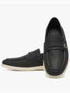 Gancini Ornament Deconstructed Loafers Black - SALVATORE FERRAGAMO - BALAAN 4