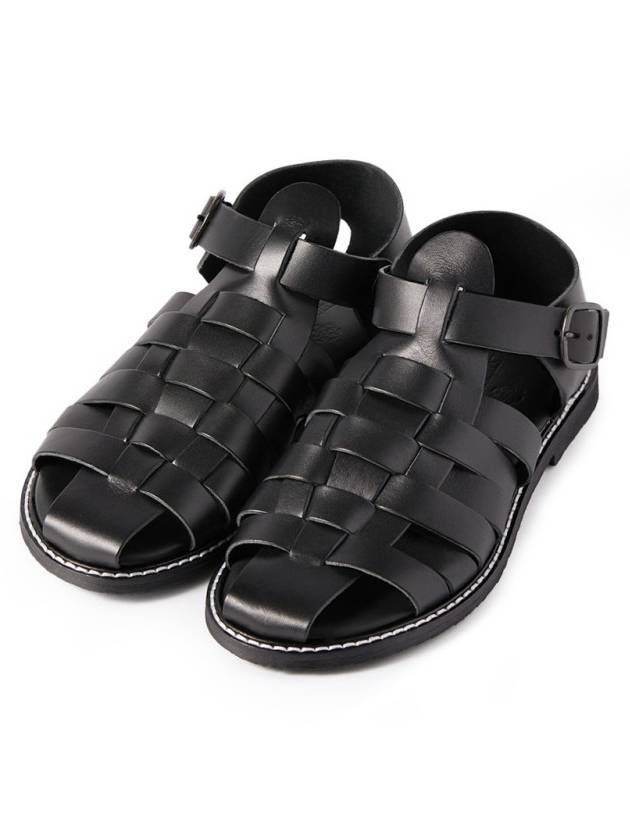 Women's Fisherman Sandals Florence Black - ANTICHI ROMANI - BALAAN 2