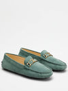 Suede Gommino Driving Shoes Green - TOD'S - BALAAN 3