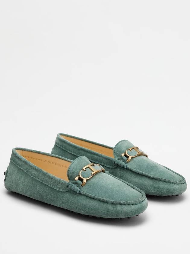 Suede Gommino Driving Shoes Green - TOD'S - BALAAN 3