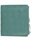 Large Intrecciato Halfwallet Mint - BOTTEGA VENETA - BALAAN.