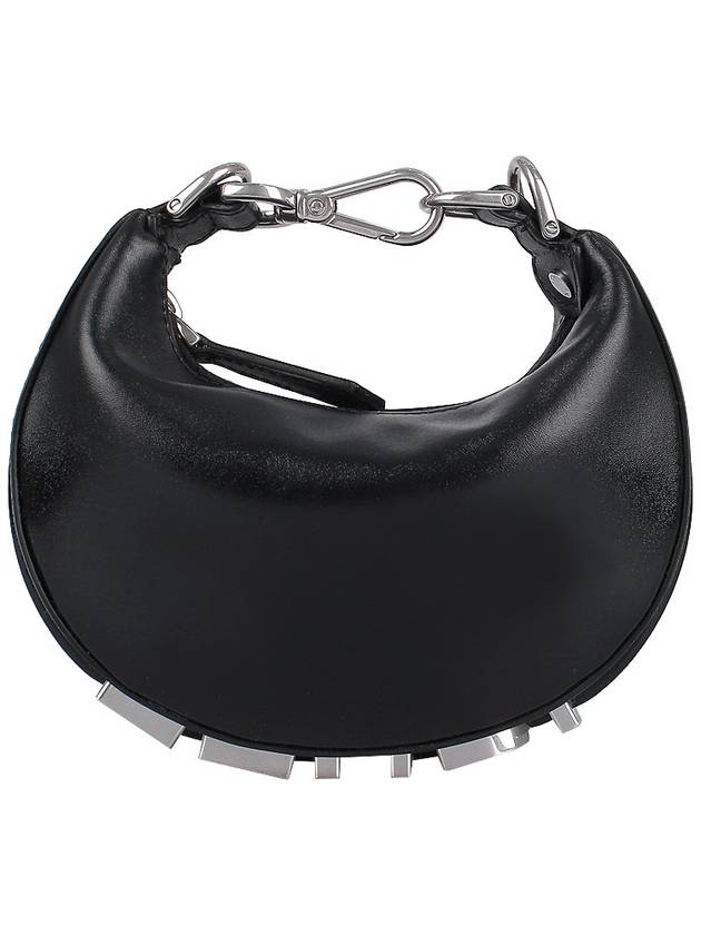 Nano graphy Leather Mini Bag Black - FENDI - 3