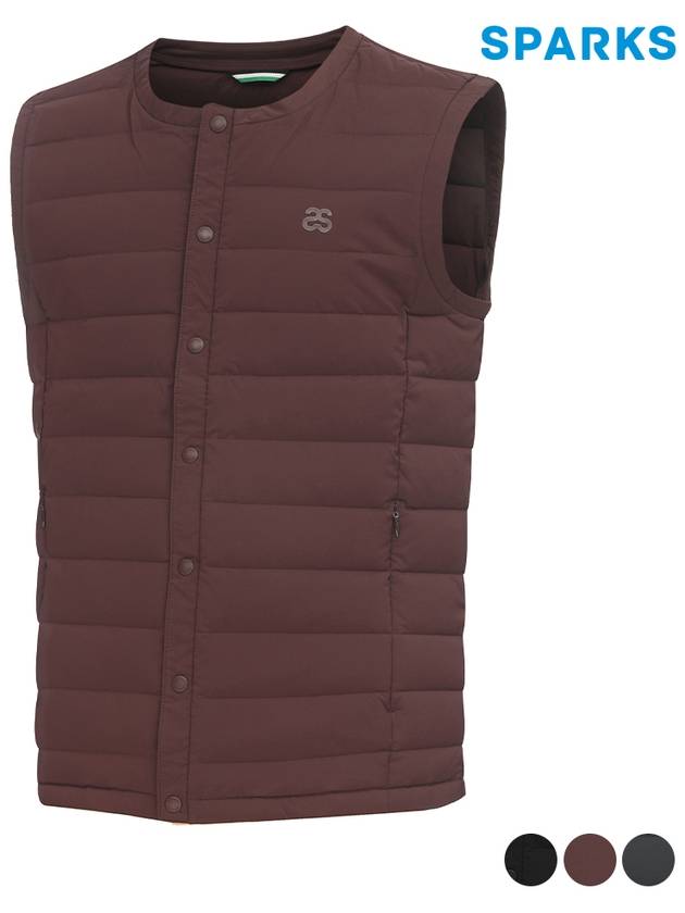 duck down lightweight padded vest SN3MJV080 - SPARKS - BALAAN 2