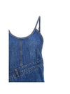 Women's Twisted Strappy Denim Short Dress Blue - JW ANDERSON - BALAAN 4