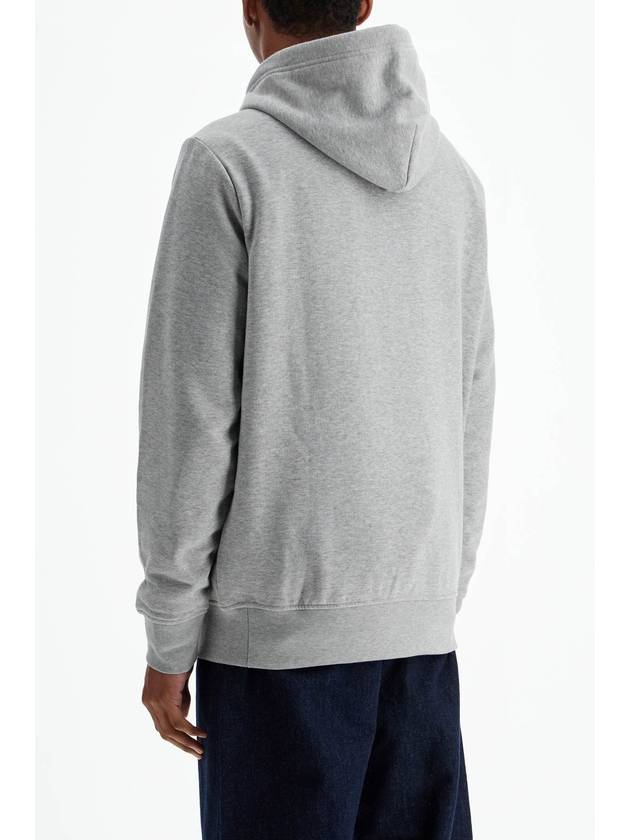 men's gray cotton zip hoodie with polo logo - POLO RALPH LAUREN - BALAAN 3