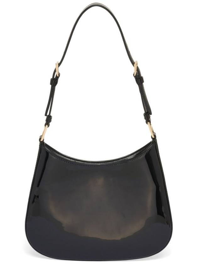 Cleo Patent Leather Shoulder Bag Black - PRADA - BALAAN 4