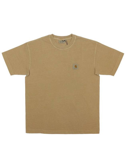 Relaxed Fit Nelson Short Sleeve T-Shirt Beige - CARHARTT WIP - BALAAN 2