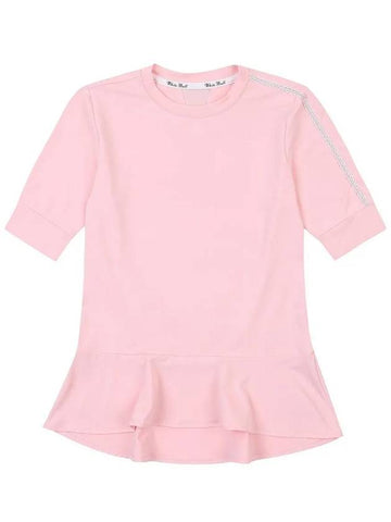 Golf Wear One Point Frill T-Shirt PINK - WHITEBALL - BALAAN 1