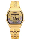 Classic Floral Watch Gold - CASIO - BALAAN 1