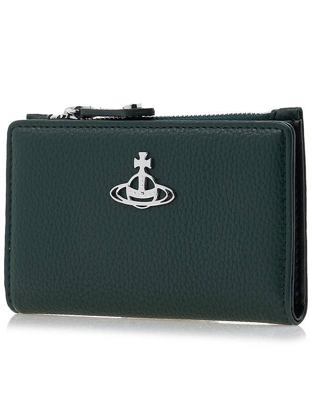 Slim Flat Card Wallet Green - VIVIENNE WESTWOOD - BALAAN 3