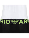 Men's Mega Logo Trunk Briefs Black - EMPORIO ARMANI - BALAAN 6