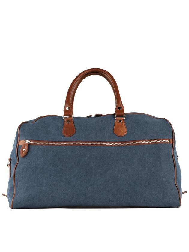 Barba Blue Cotton Canvas Duffel Bag - BARBA - BALAAN 2