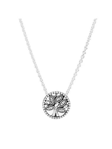 Sparkling Tree Of Life Necklace Silver - PANDORA - BALAAN 1