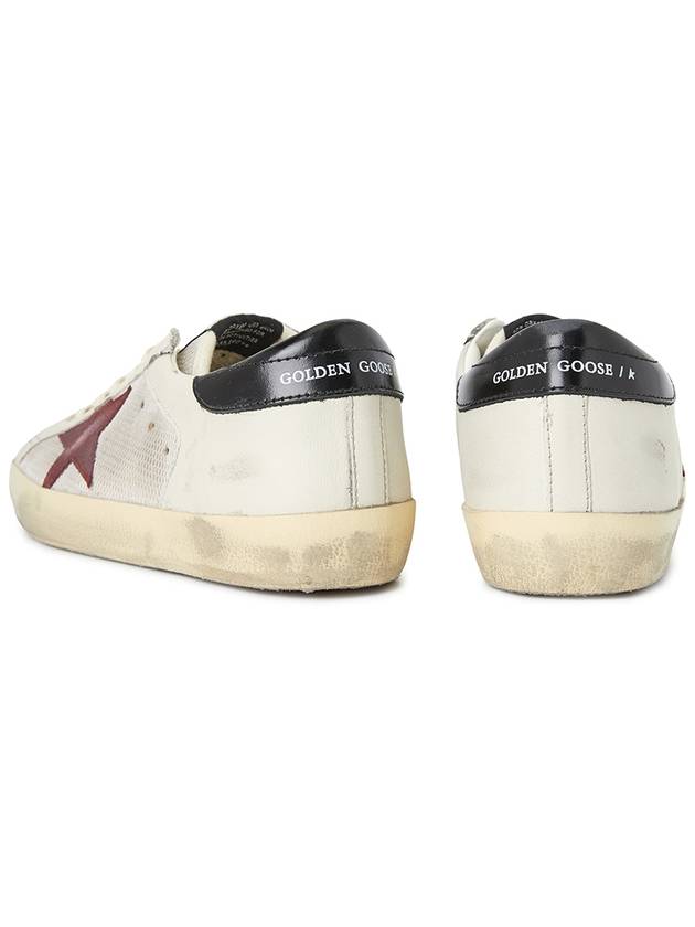 Superstar Distressed Suede-Trimmed Leather And Mesh Sneakers Off White - GOLDEN GOOSE - BALAAN 8