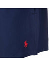 Men's Embroidered Red Logo Swim Shorts Navy - POLO RALPH LAUREN - BALAAN 5